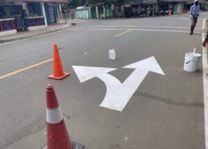 Señalización vial horizontal